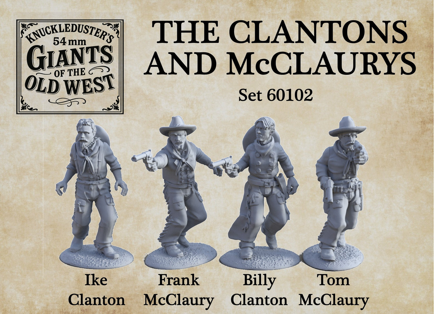 The Clanton and McClaurys (54mm)