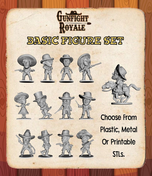 Gunfight Royale Basic Figure Set (Metal)