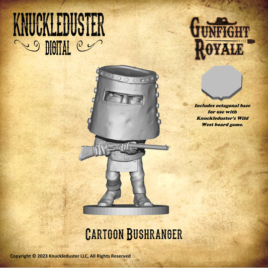 Gunfight Royale Cartoon Bushranger STL
