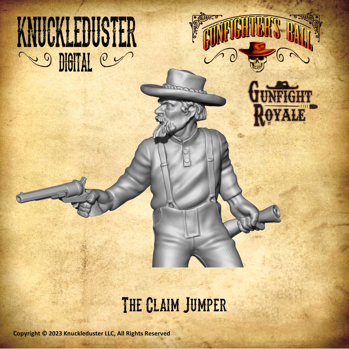 Gunfighter's Ball Claim Jumper (STLs)