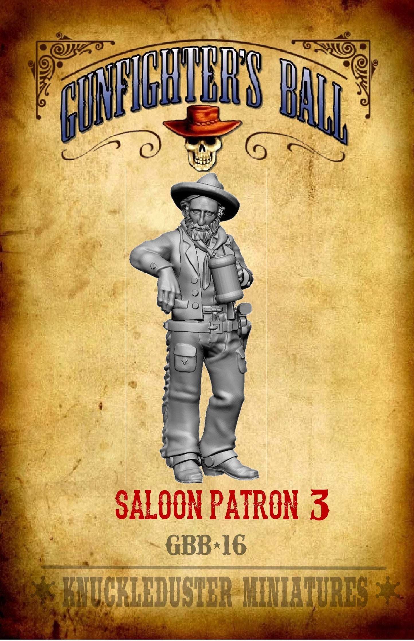 Saloon Patron 3 (Snap Tray)
