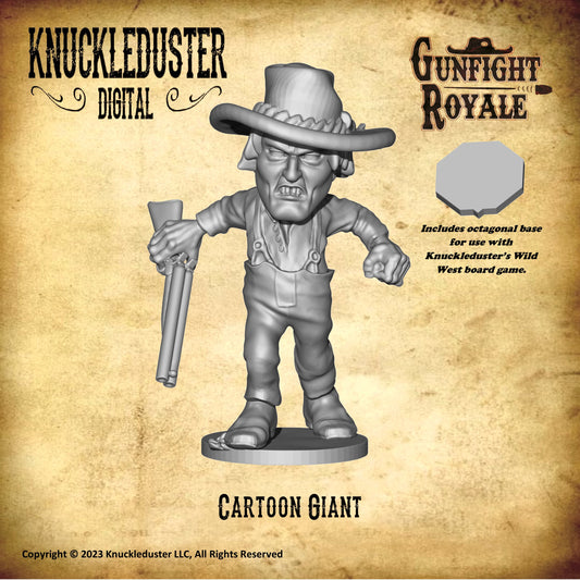 Gunfight Royale Cartoon Giant STL