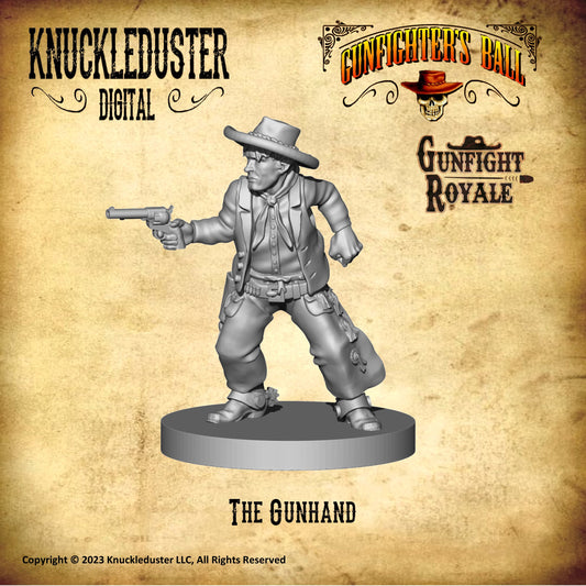 Gunfighter's Ball Gun Hand (STLs)
