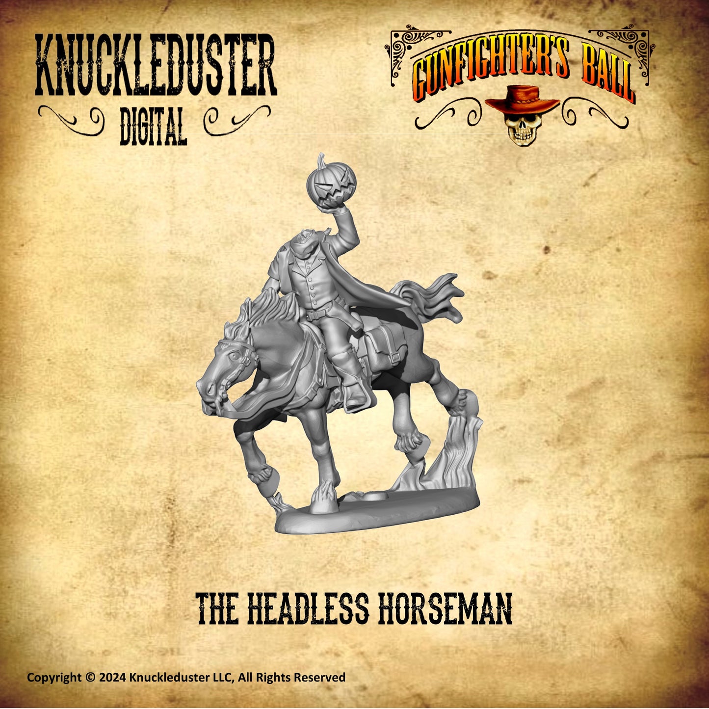 Headless Horseman (printable STL)
