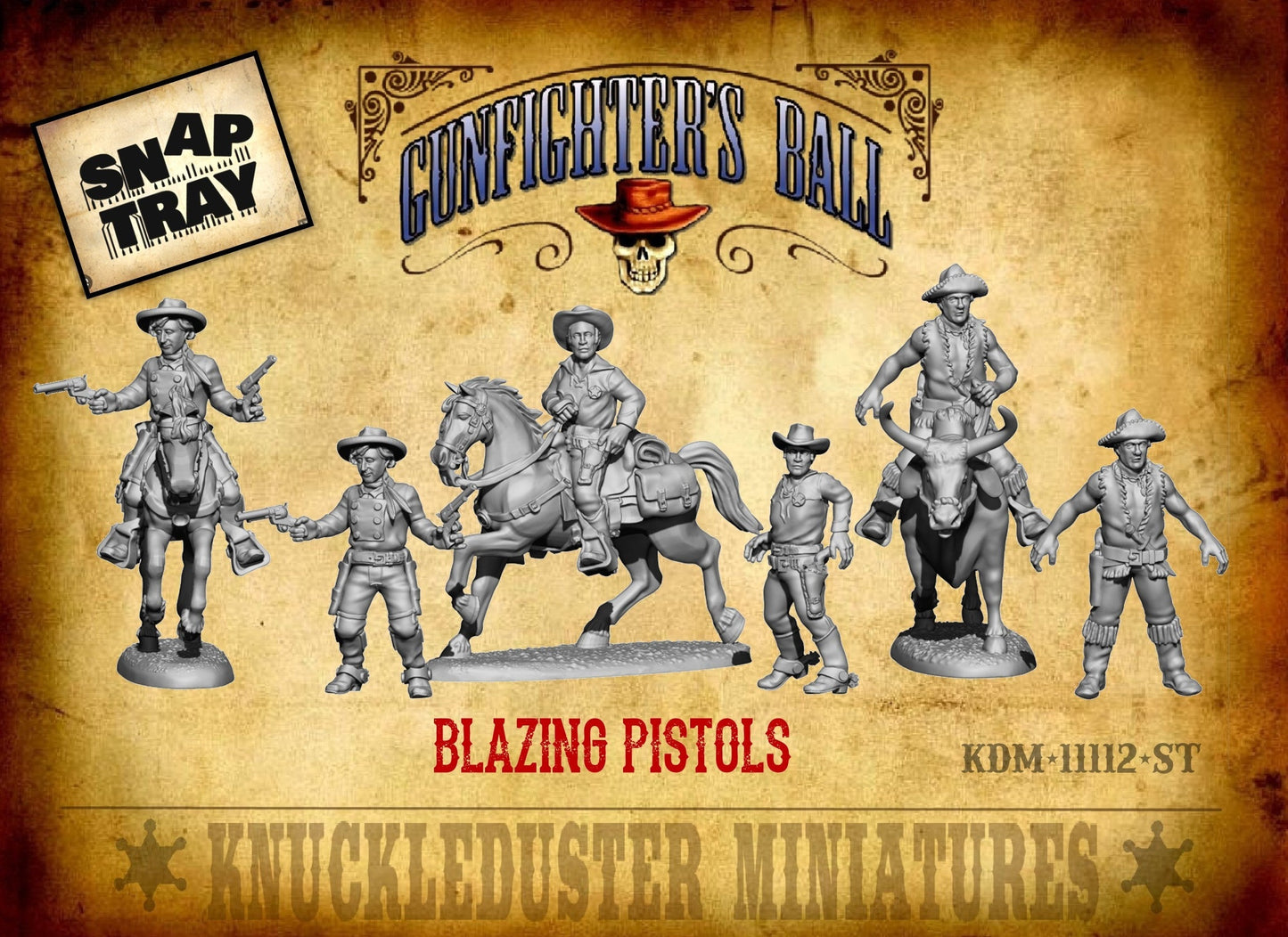Blazing Pistols SNAP TRAY!