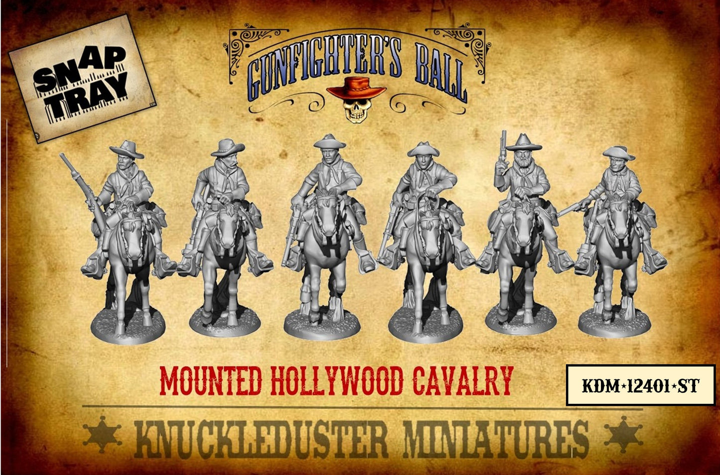 Mounted Hollywood Cavalry SNAP TRAY!