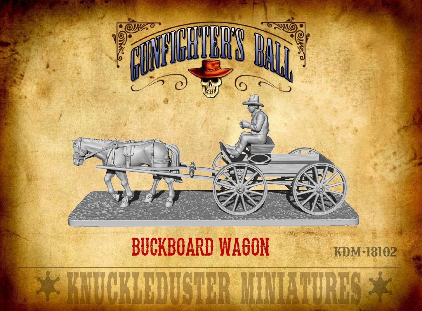 Buckboard Wagon SNAP TRAY!