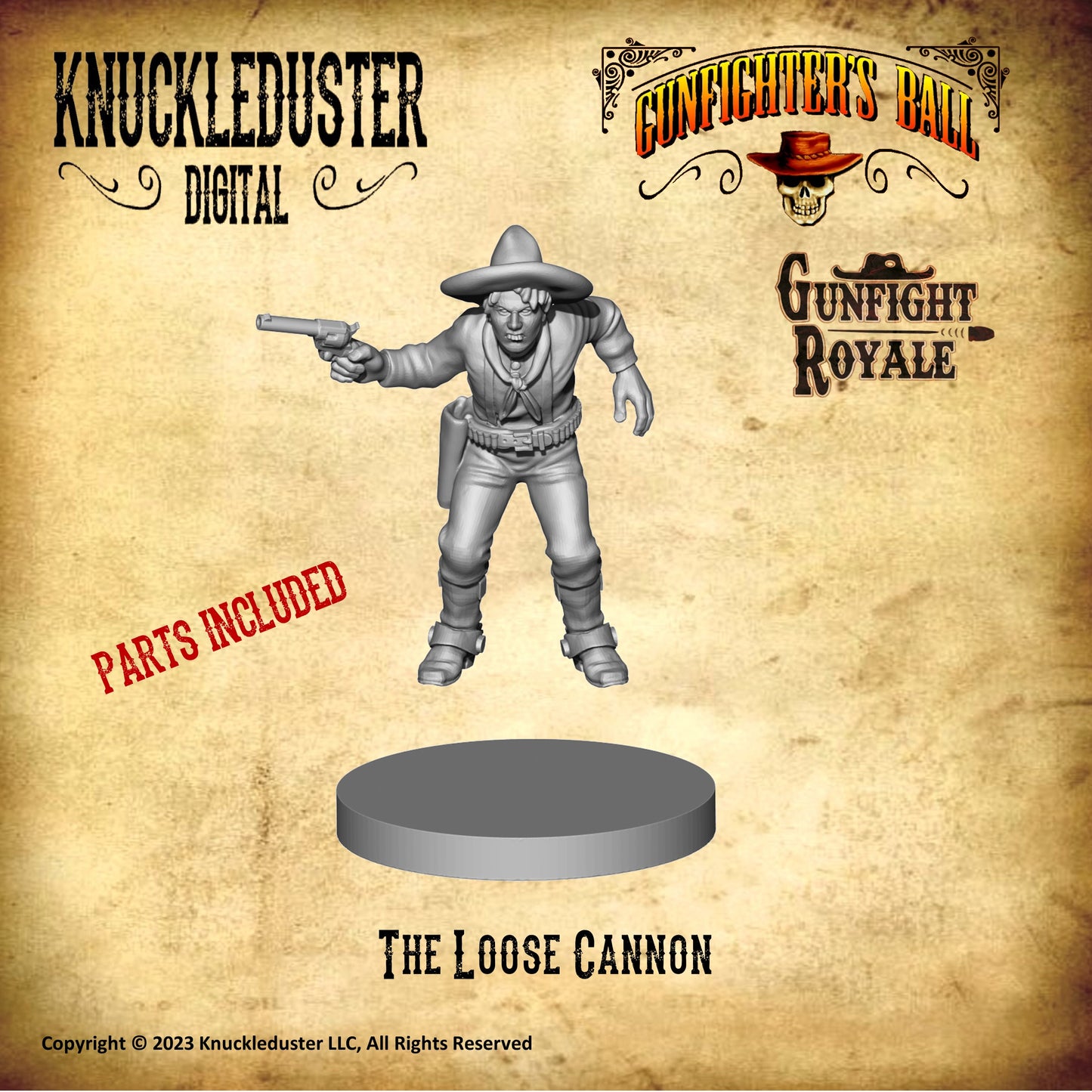 Gunfighter's Ball Loose Cannon (STLs)