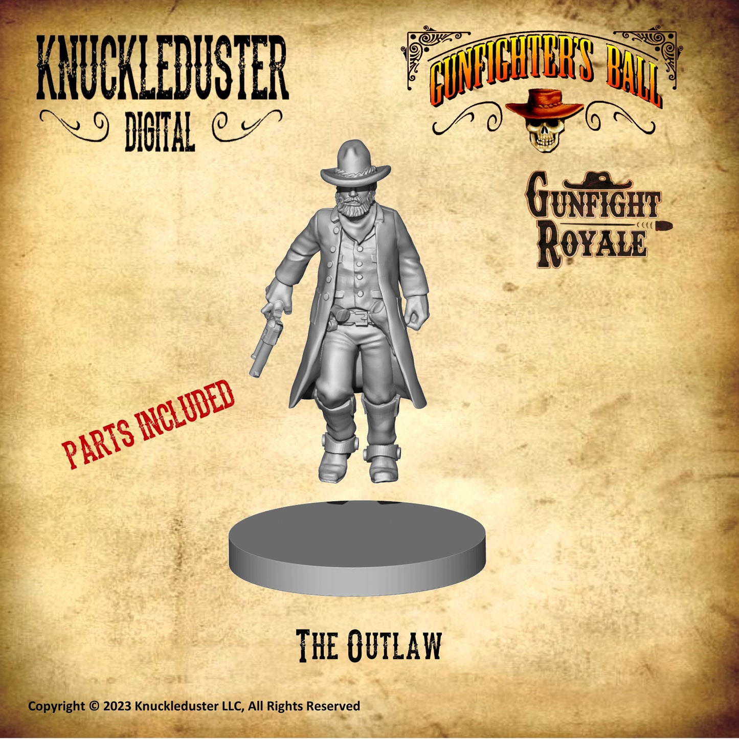 Gunfighter's Ball Outlaw (STLs)