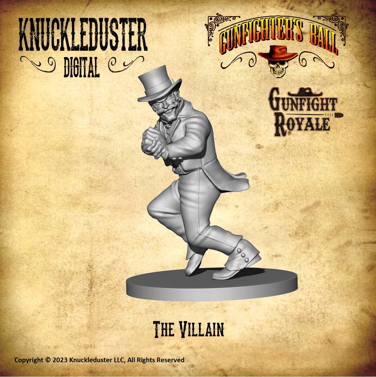 Gunfighter's Ball Villain (STLs)