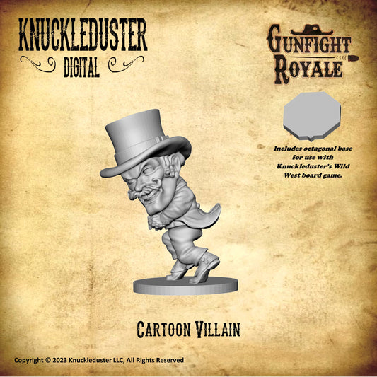 Gunfight Royale Cartoon Villain STLs