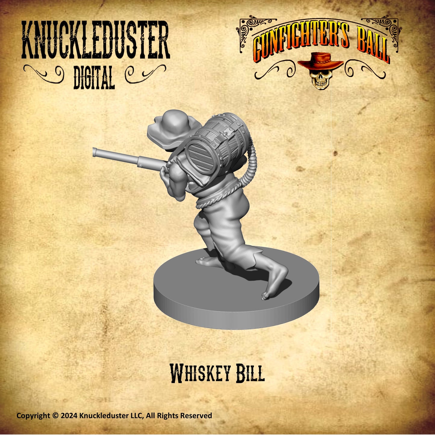 Whiskey Bill (Printable STL)