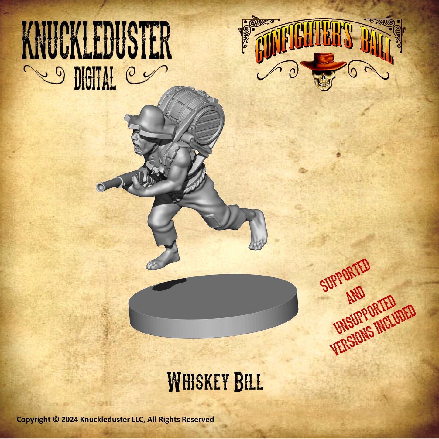 Whiskey Bill (Printable STL)