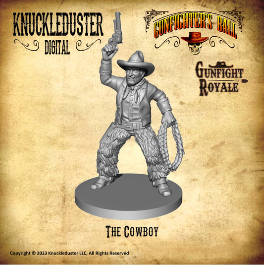 Gunfighter's Ball Cowboy (STLs)