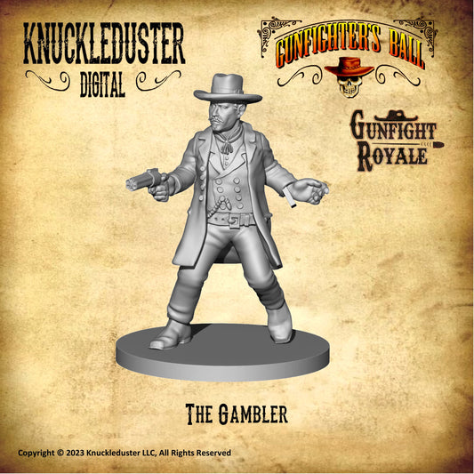 Gunfighter's Ball Gambler (STLs)
