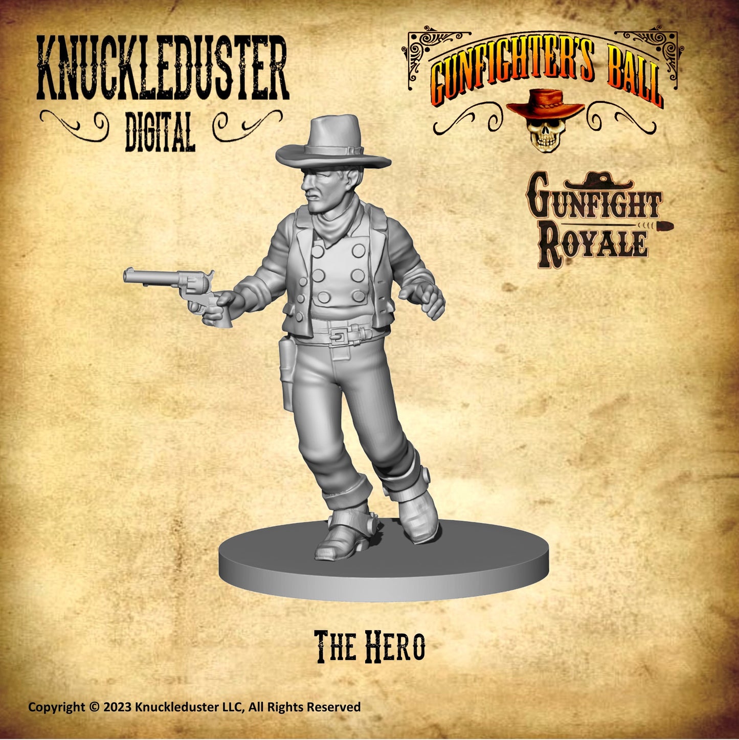 Gunfighter's Ball Hero (STLs)