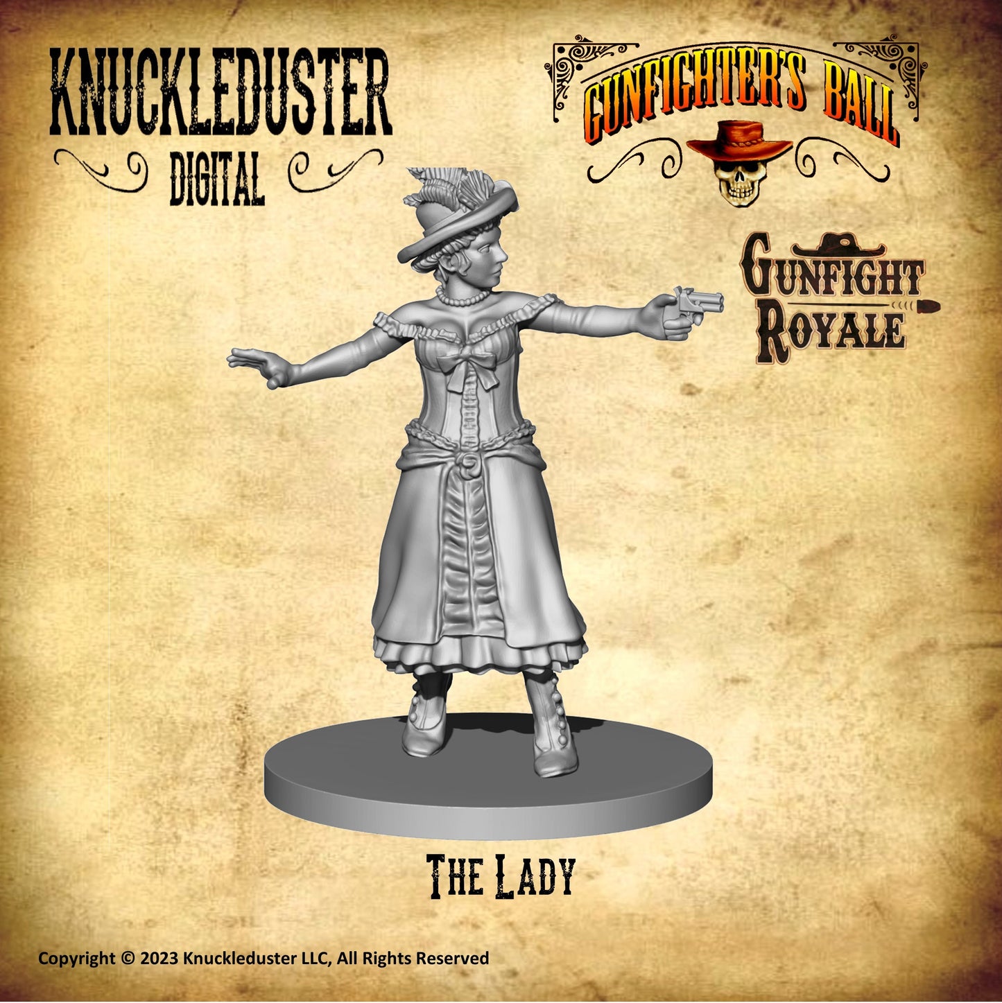 Gunfighter's Ball Lady (STLs)