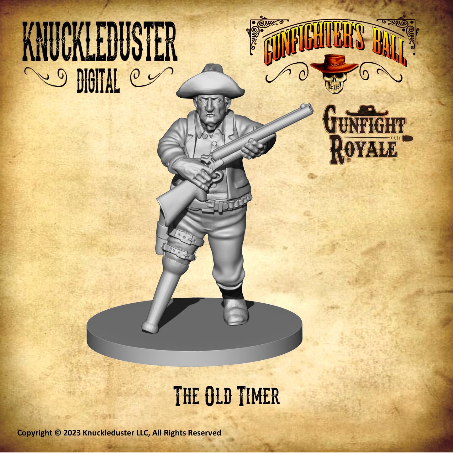 Gunfighter's Ball Old Timer (STLs)