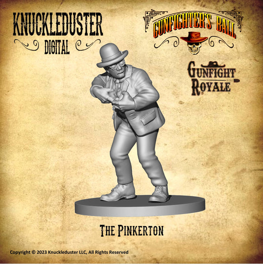 Gunfighter's Ball Pinkerton (STLs)