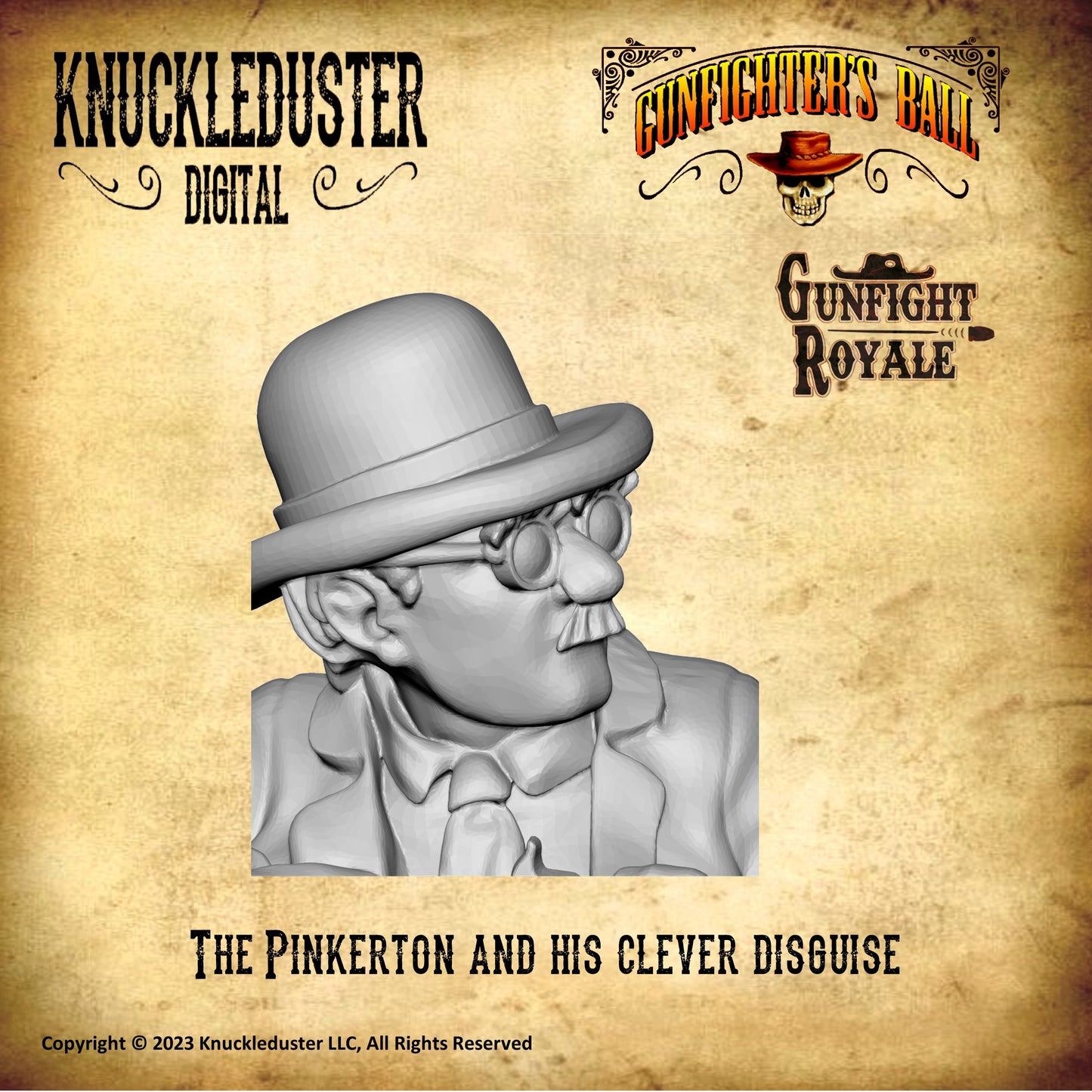 Gunfighter's Ball Pinkerton (STLs)