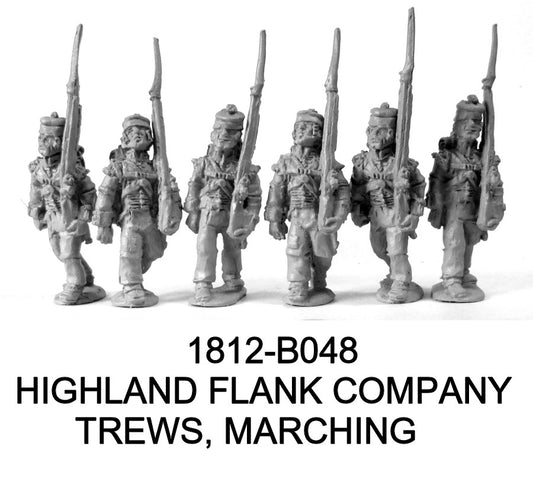 Highland Flank Company in Trews Marching