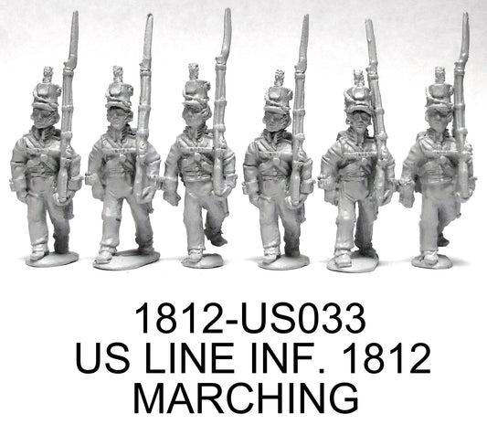 US Line Marching, 1812 Uniform