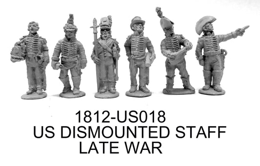 US Staff Late War, Dismounted