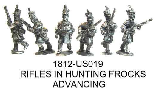 US Rifles in Hunting Frocks Advancing