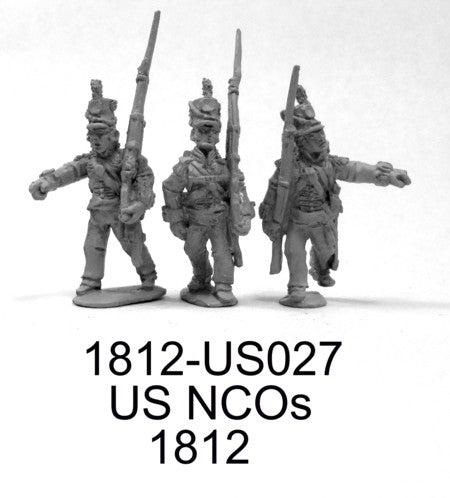 US NCOs in 1812 Uniform