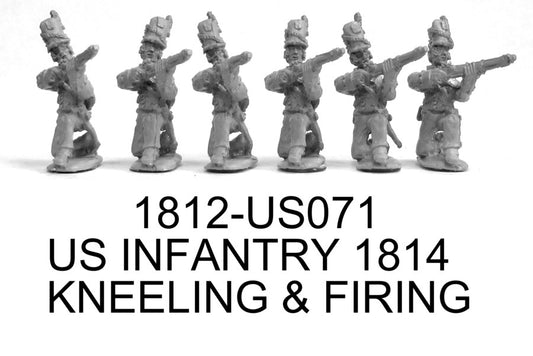 US Infantry Kneeling-Firing, Late-War Uniform