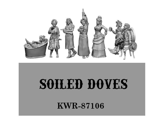 HO-Scale Soiled Doves