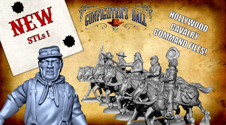 CAVALRY COMMAND STLs! – KnuckledusterMiniatures