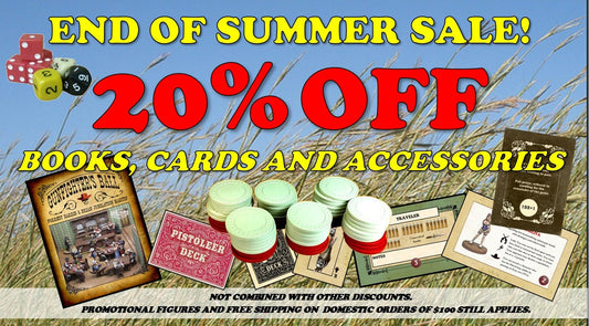 20% END OF SUMMER BOOK, CARD AND ACCESSORY SALE!