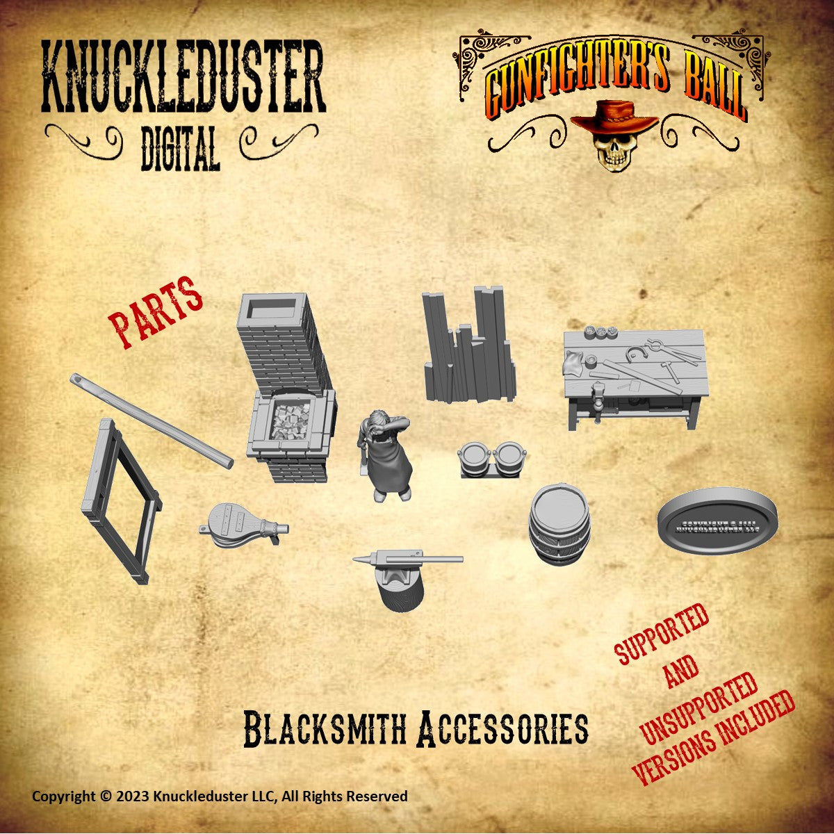 Blacksmith Accessories STLs
