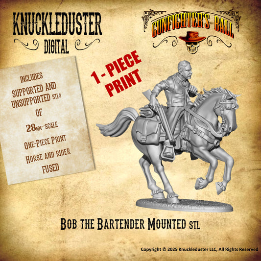 Bob the Bartender Mounted (STL)