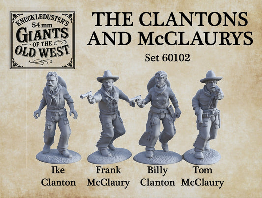 The Clanton and McClaurys (54mm)