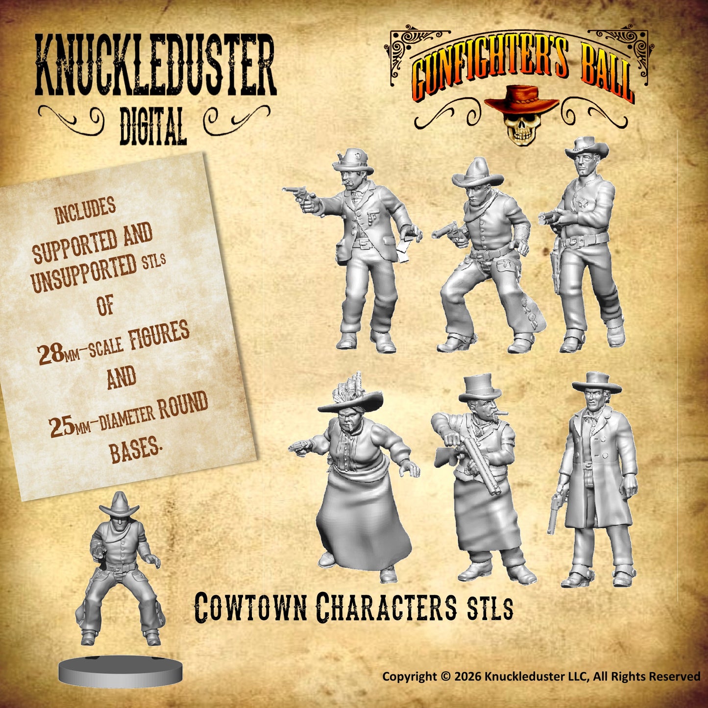 Cowtown Characters (STLs)