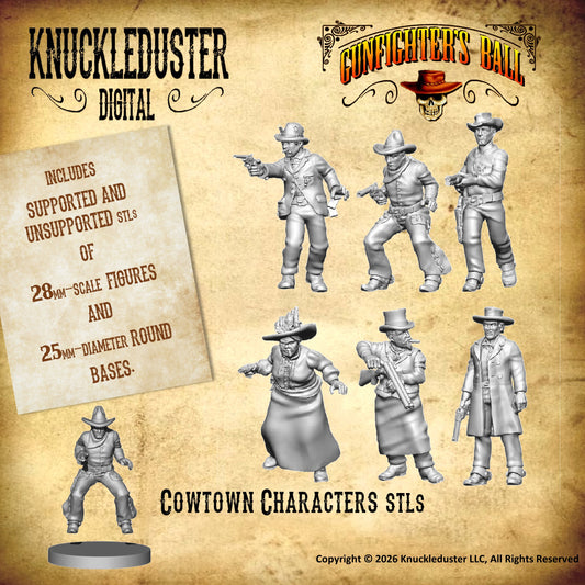 Cowtown Characters (STLs)