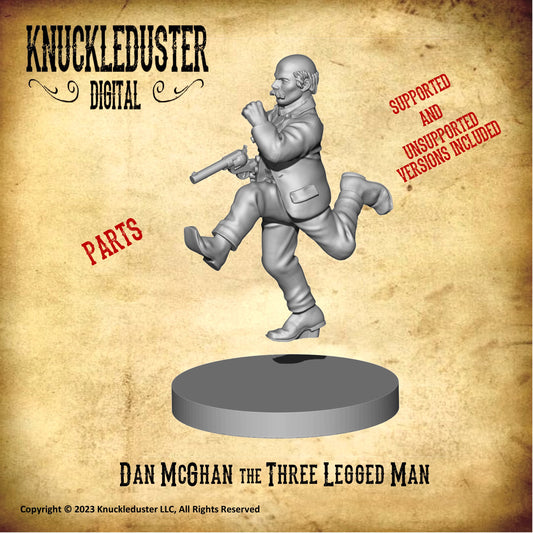 Dan McGhann the Three Legged Man (Printable STL)