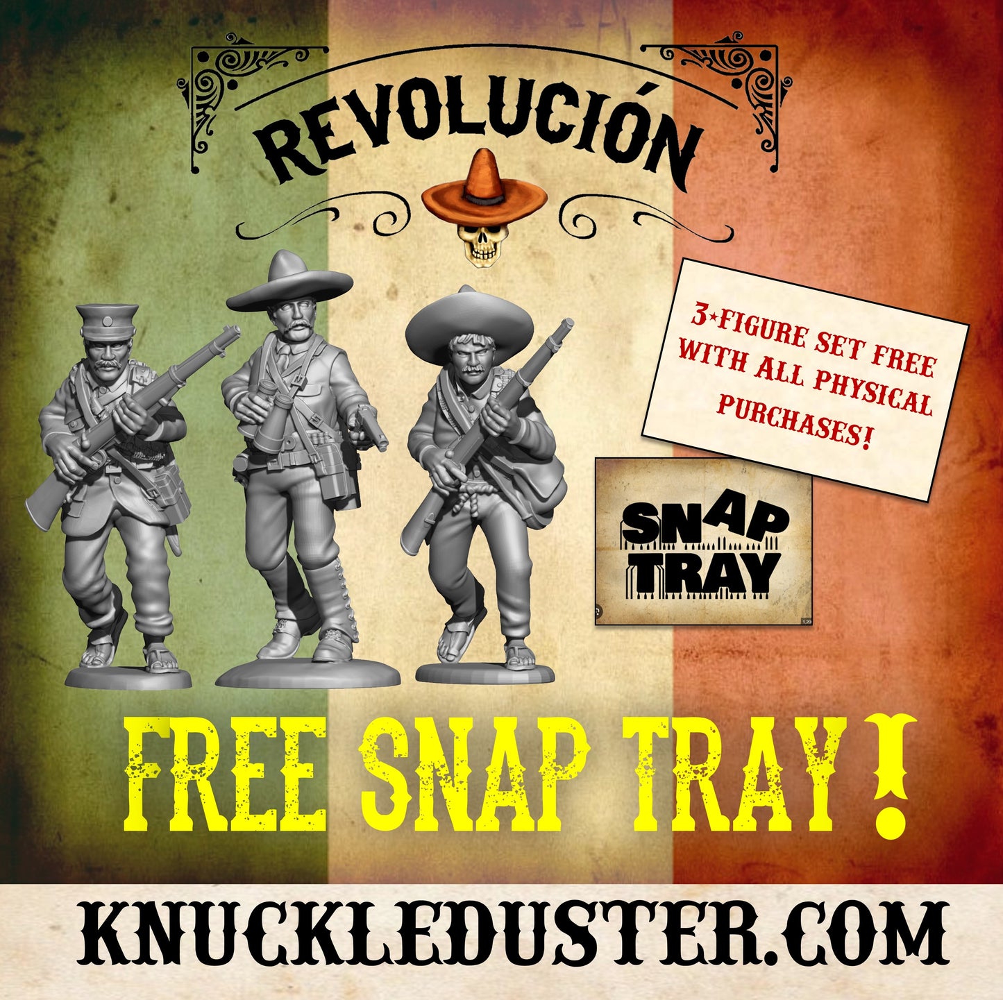 Mexican Revolution Sample Snap Tray!