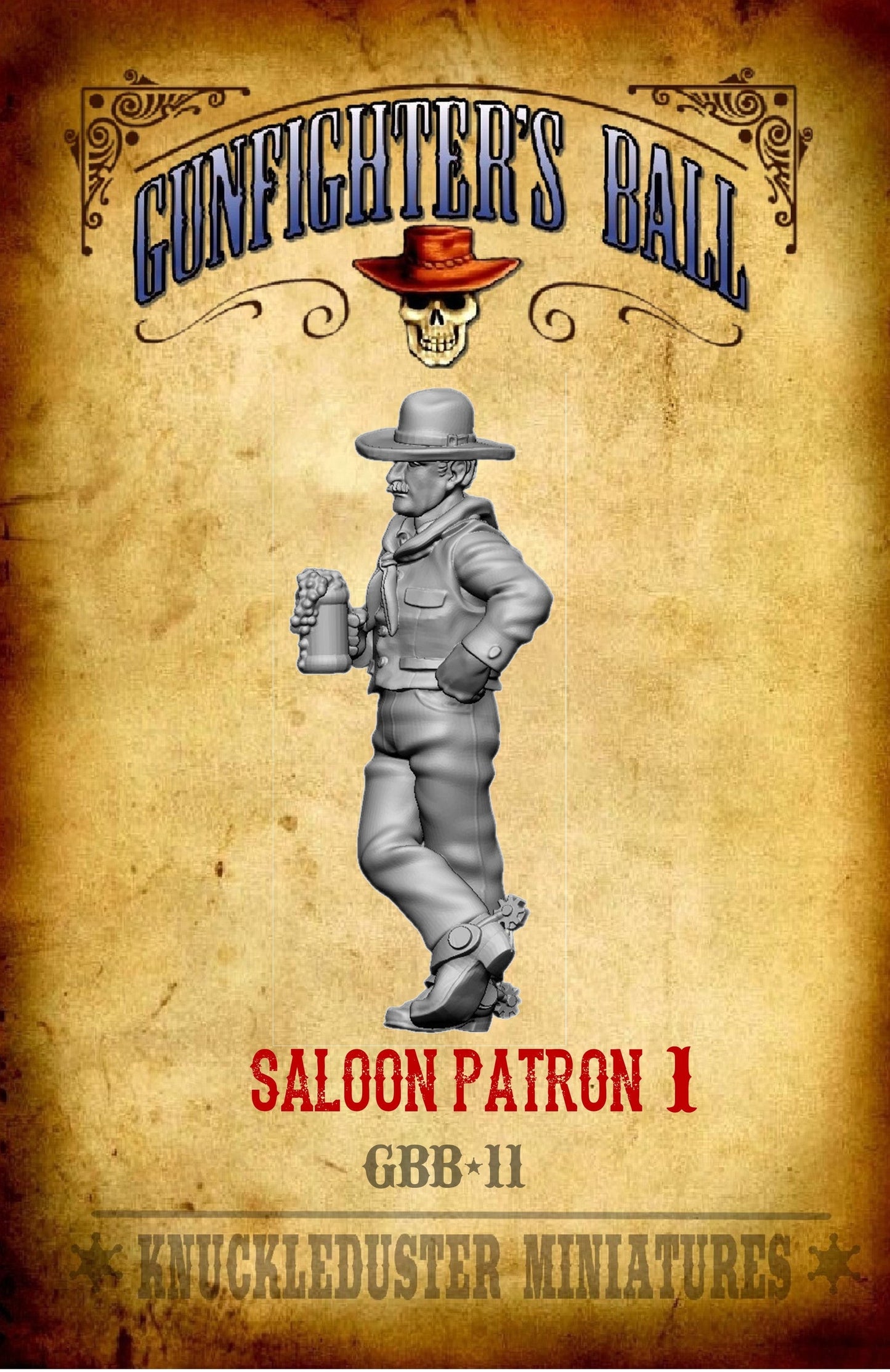 Saloon Patron 1 (Snap Tray)
