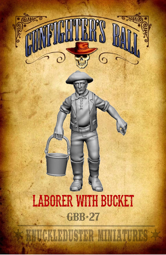 Laborer with Bucket (Snap Tray)