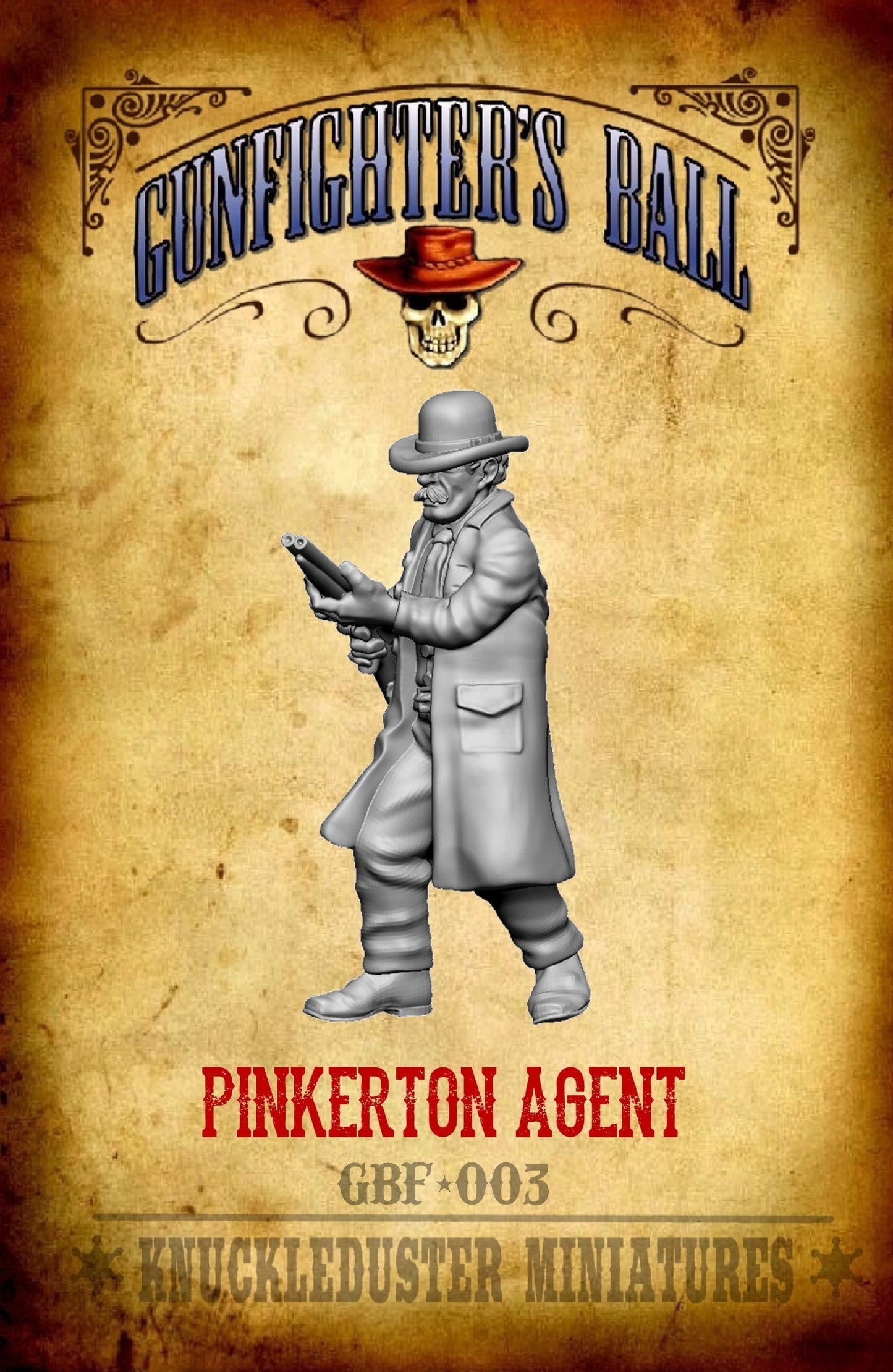Pinkerton Agent (Snap Tray)