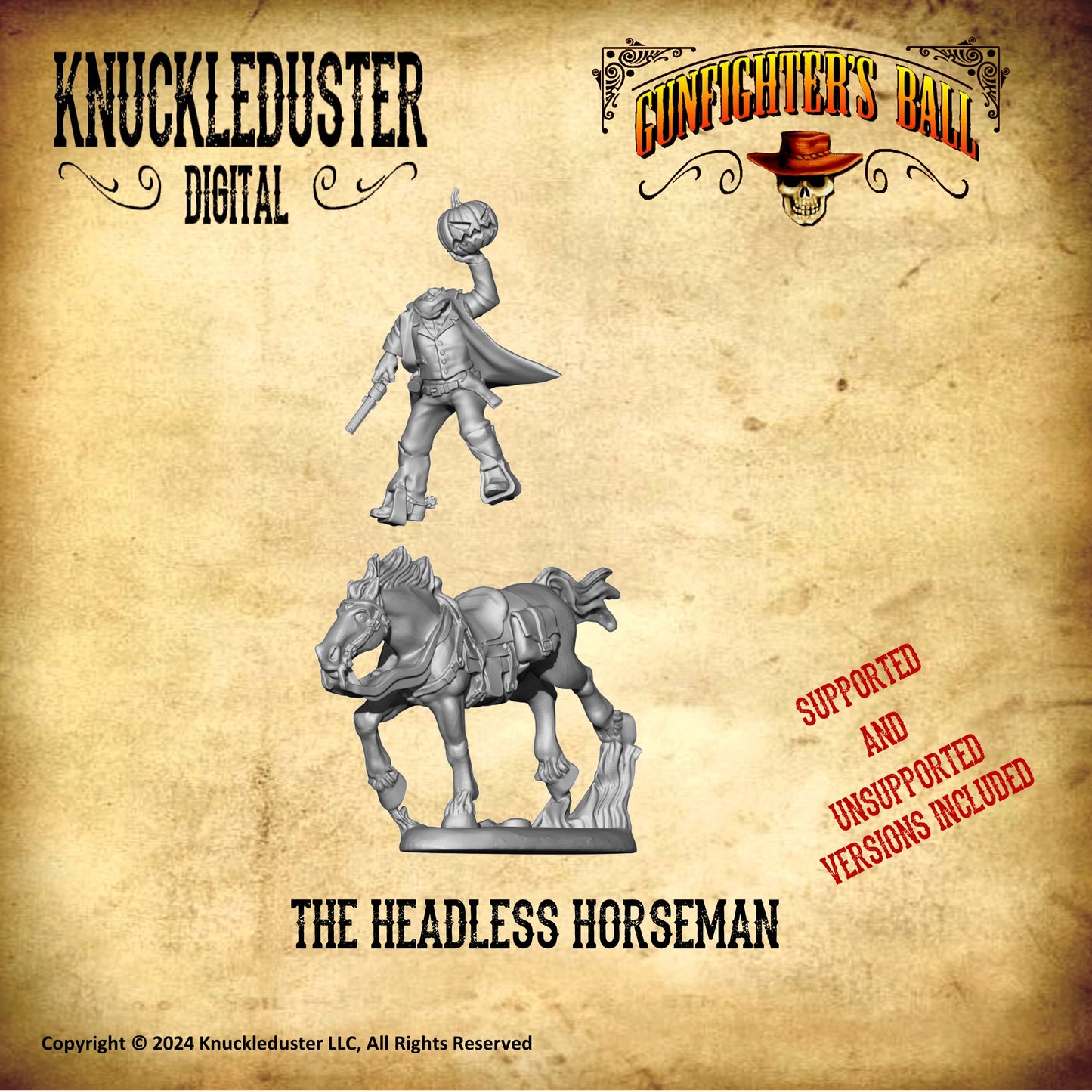 Headless Horseman (printable STL)