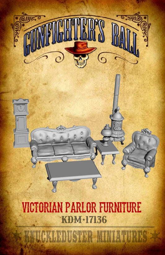 Victorian Parlor Set SNAP TRAY!