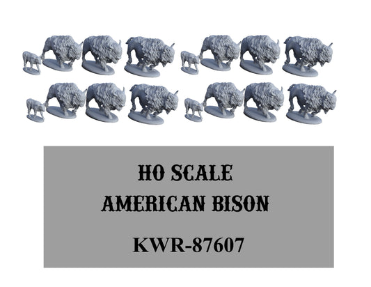 HO-Scale Bison