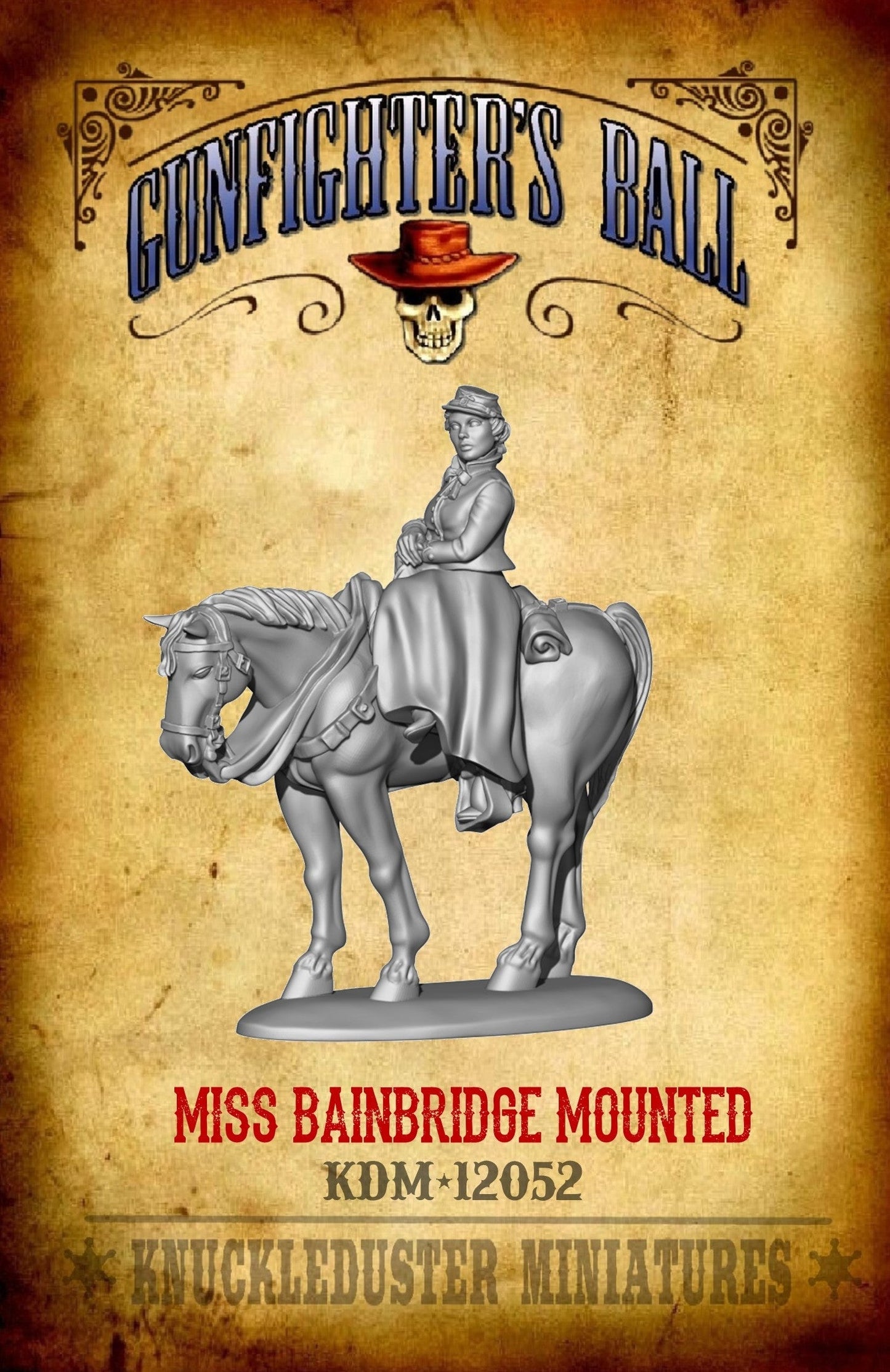 Mounted Miss Bainbridge <Metal>
