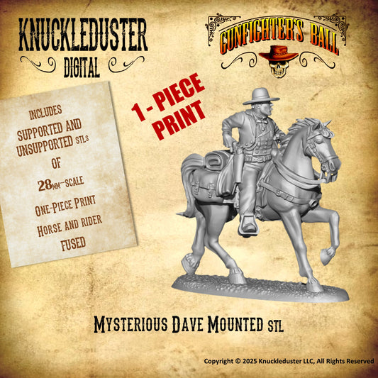 Mysterious Dave Mounted (STL)