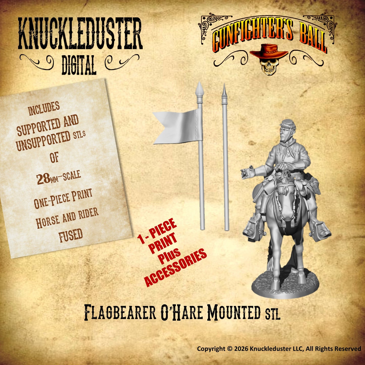 Mounted Hollywood Cavalry Command (STLs)