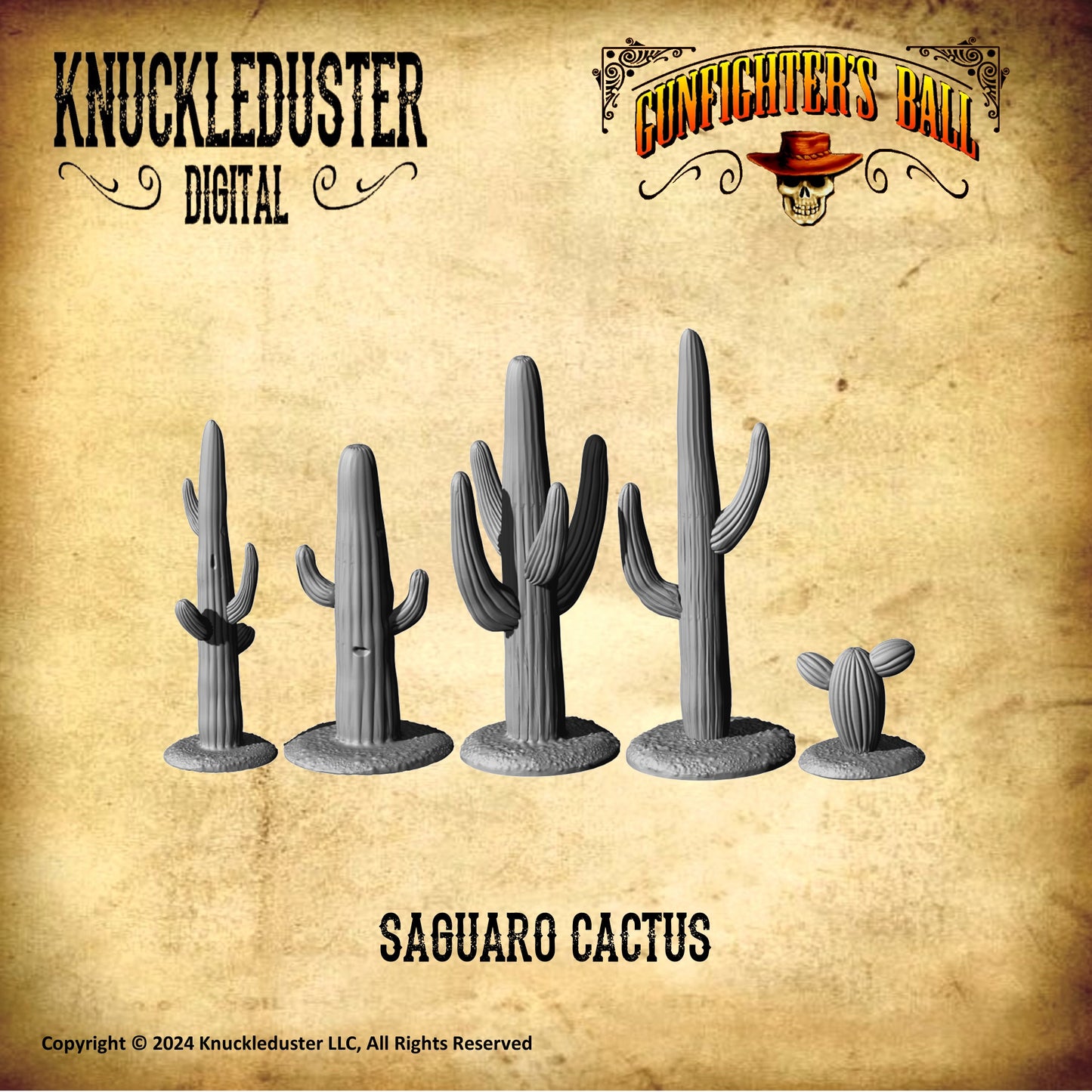 Saguaro Cactus Set (STLs)